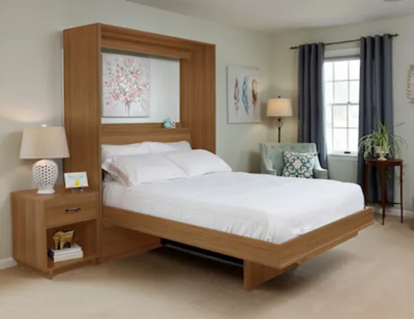 Original bedroom before AI design transformation