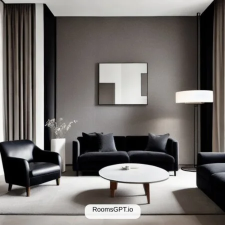 AI room design - modern living room makeover