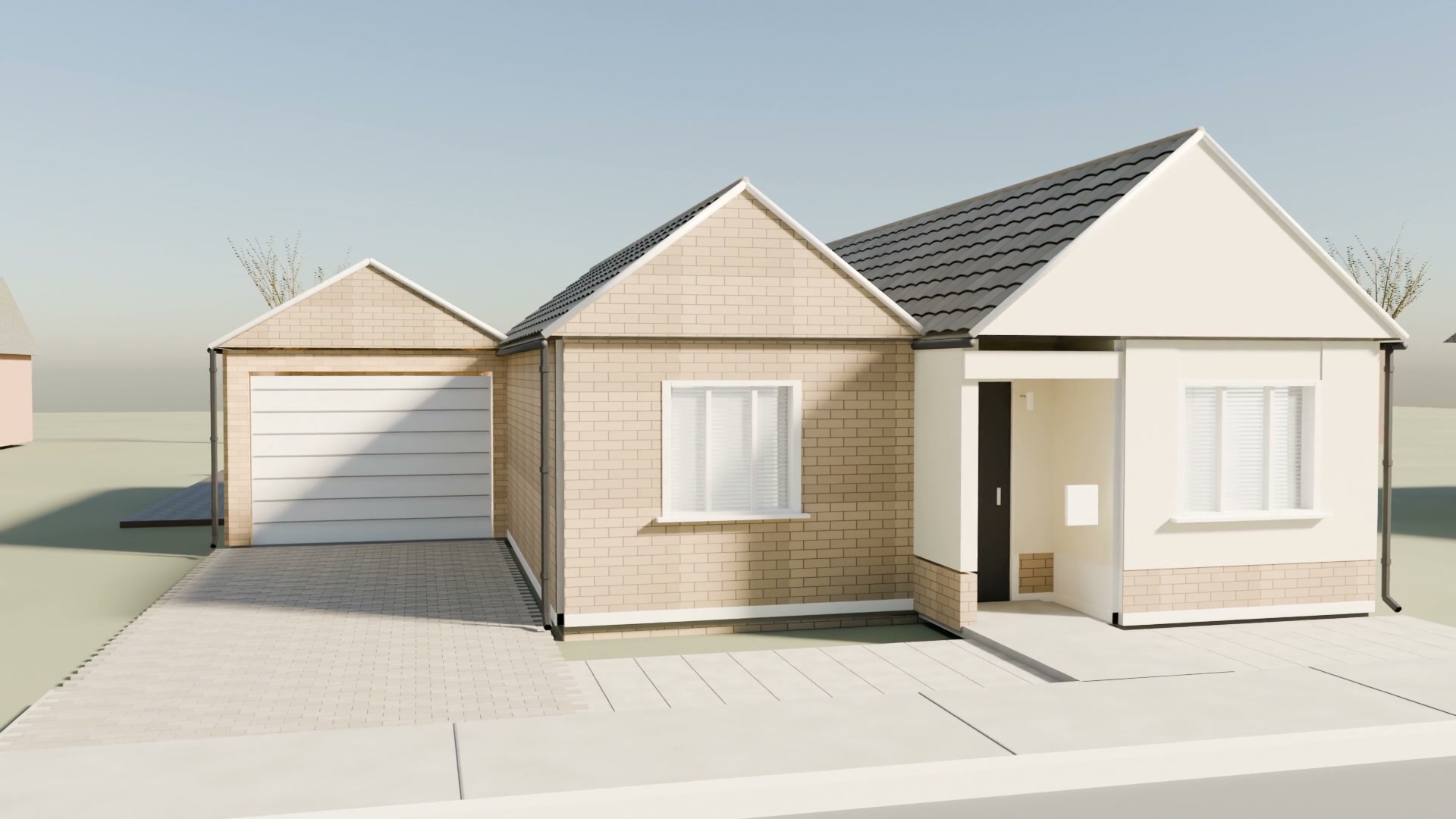 Detached bungalow · Two bedrooms · Garage and garden