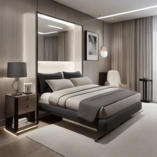 AI transformed modern bedroom design