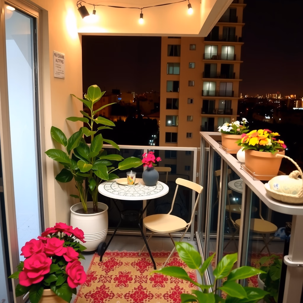 Dark Academia Balcony