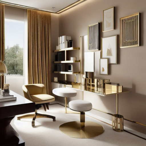 Art Deco Home Office