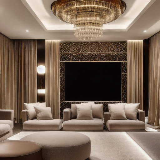 Art Deco Home Theater