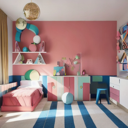 Art Deco Kids Room
