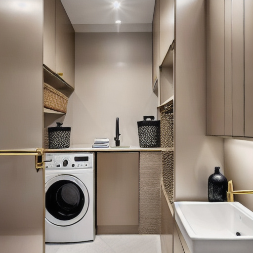 Art Deco Laundry Room