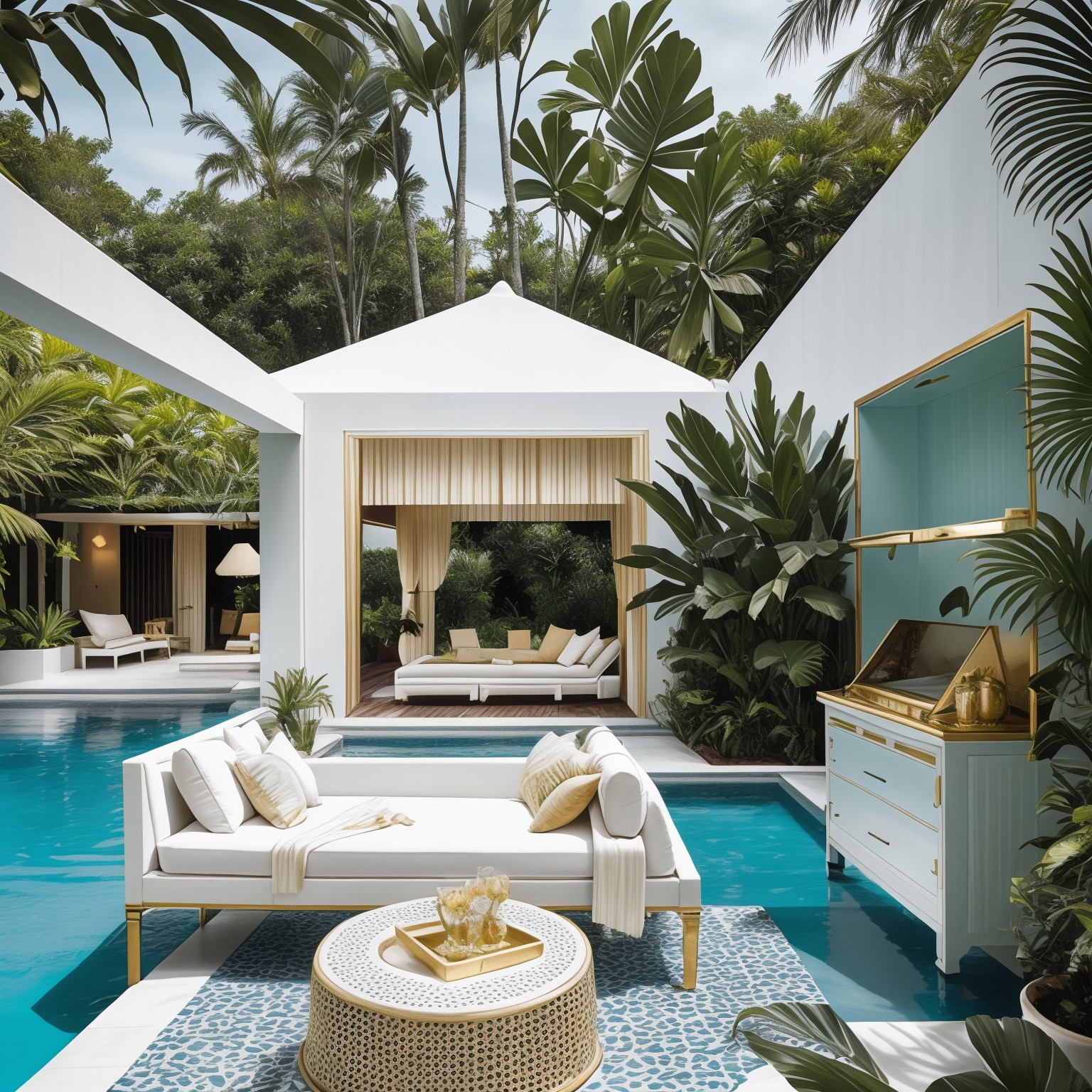 Art déco Pool House