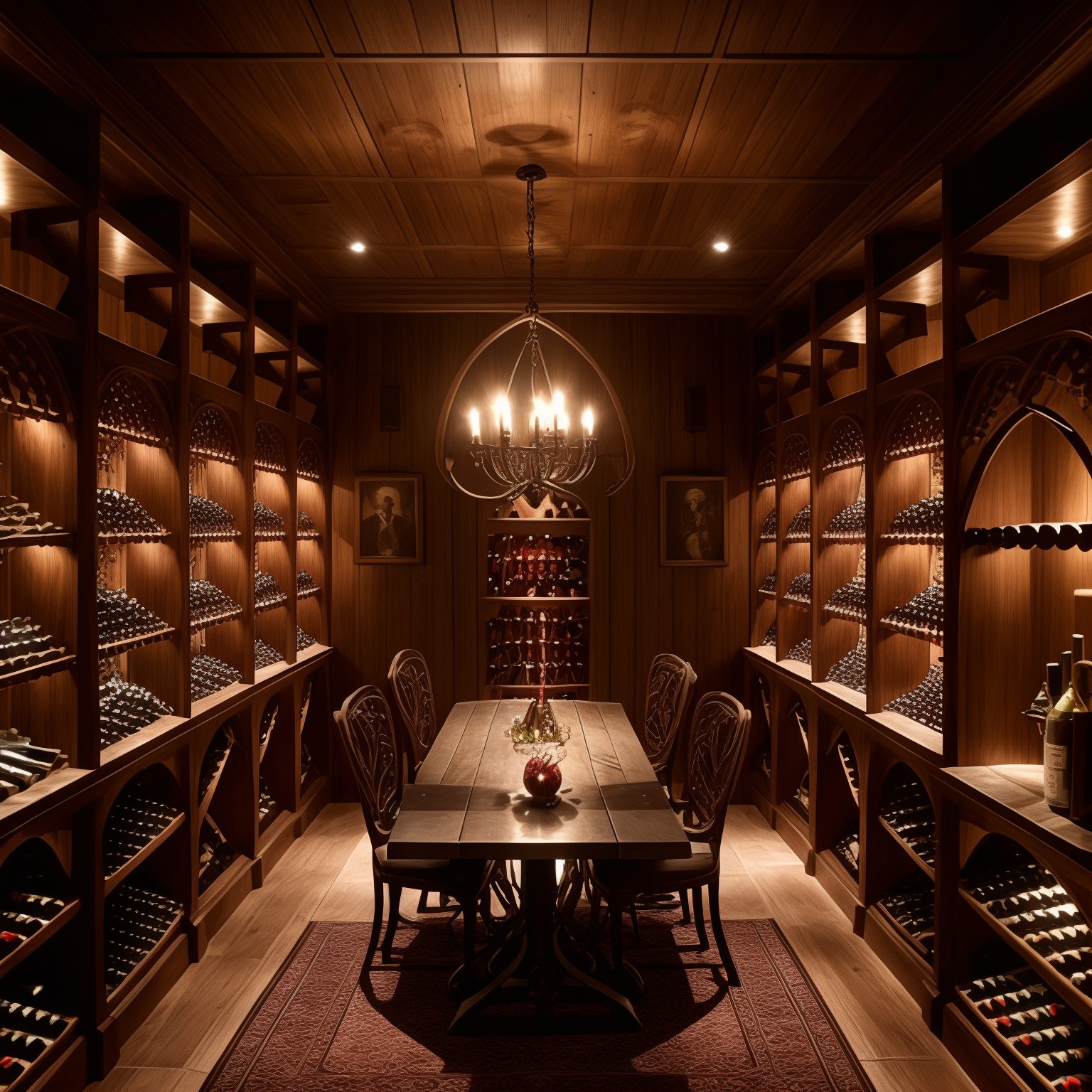 Art Nouveau Cave à vin