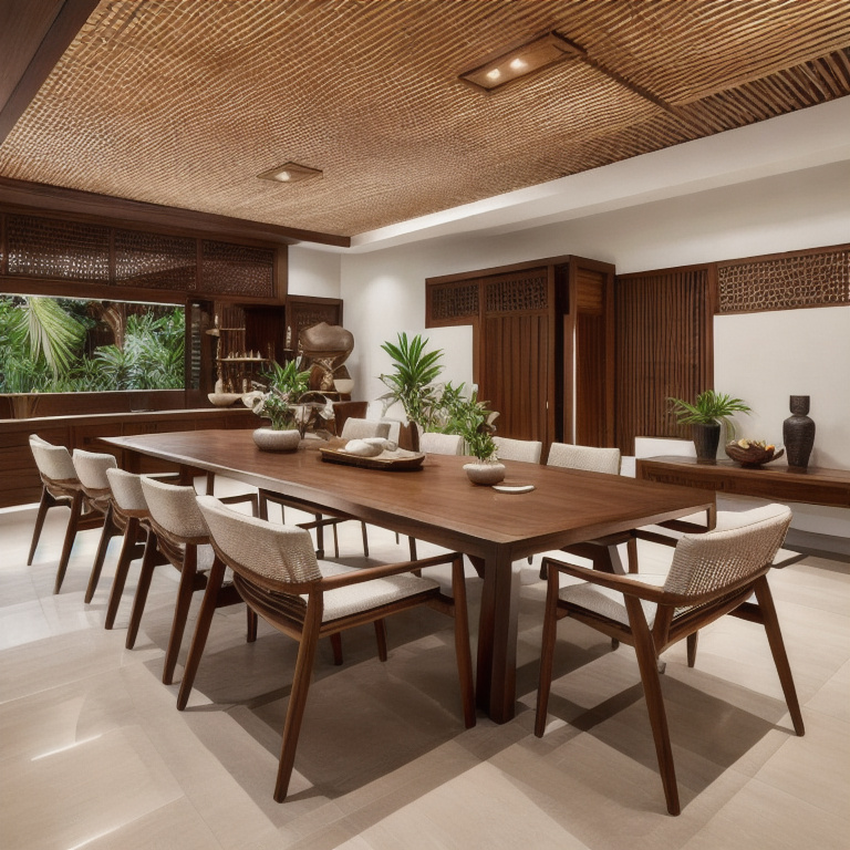 Balinese Dining Room