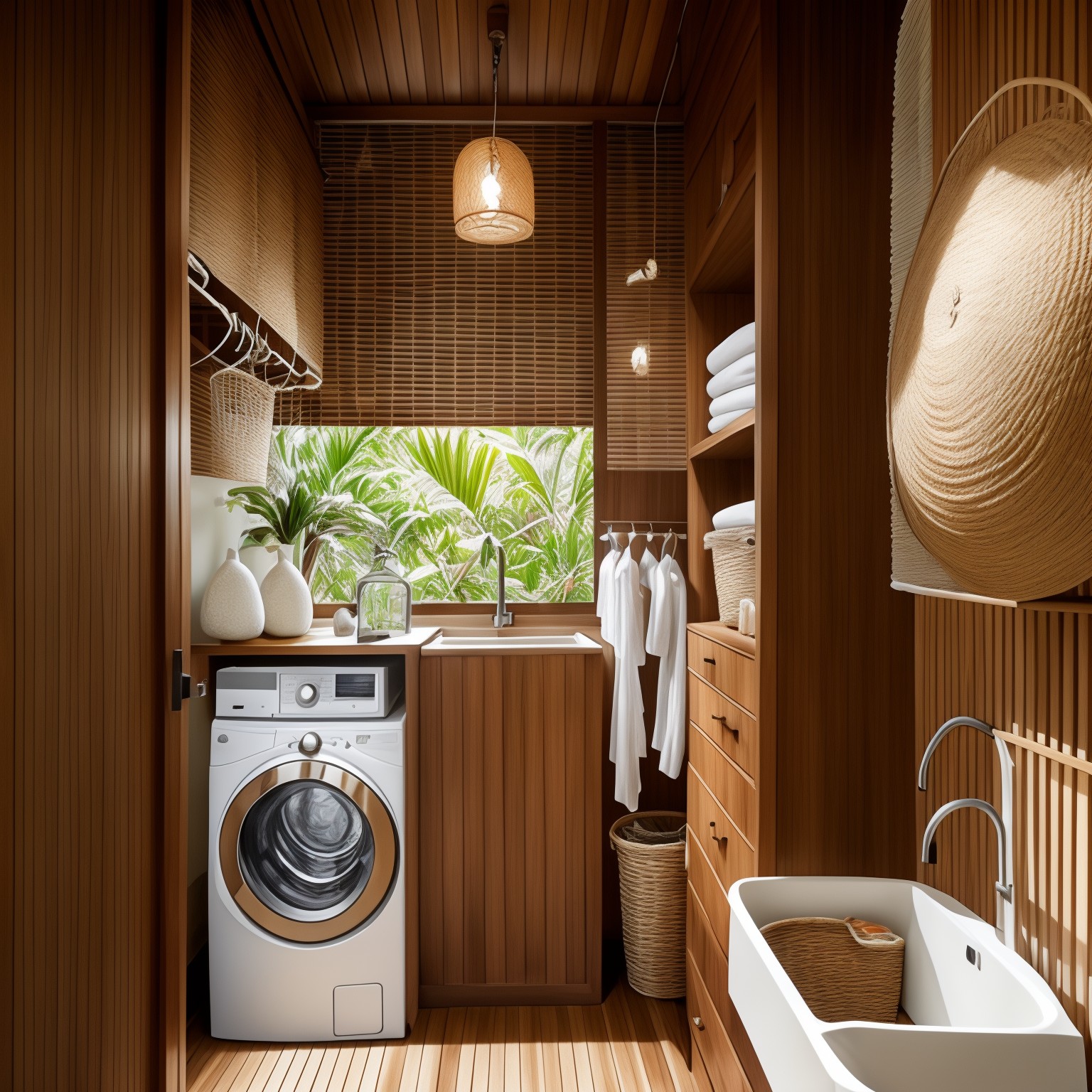 Balinese Laundry Room