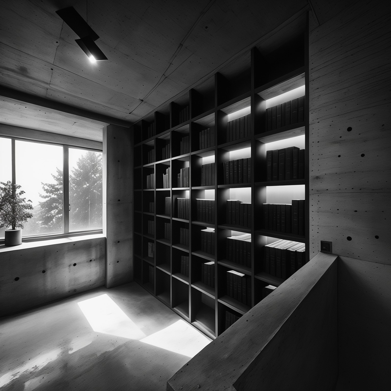 Brutalist Biblioteka