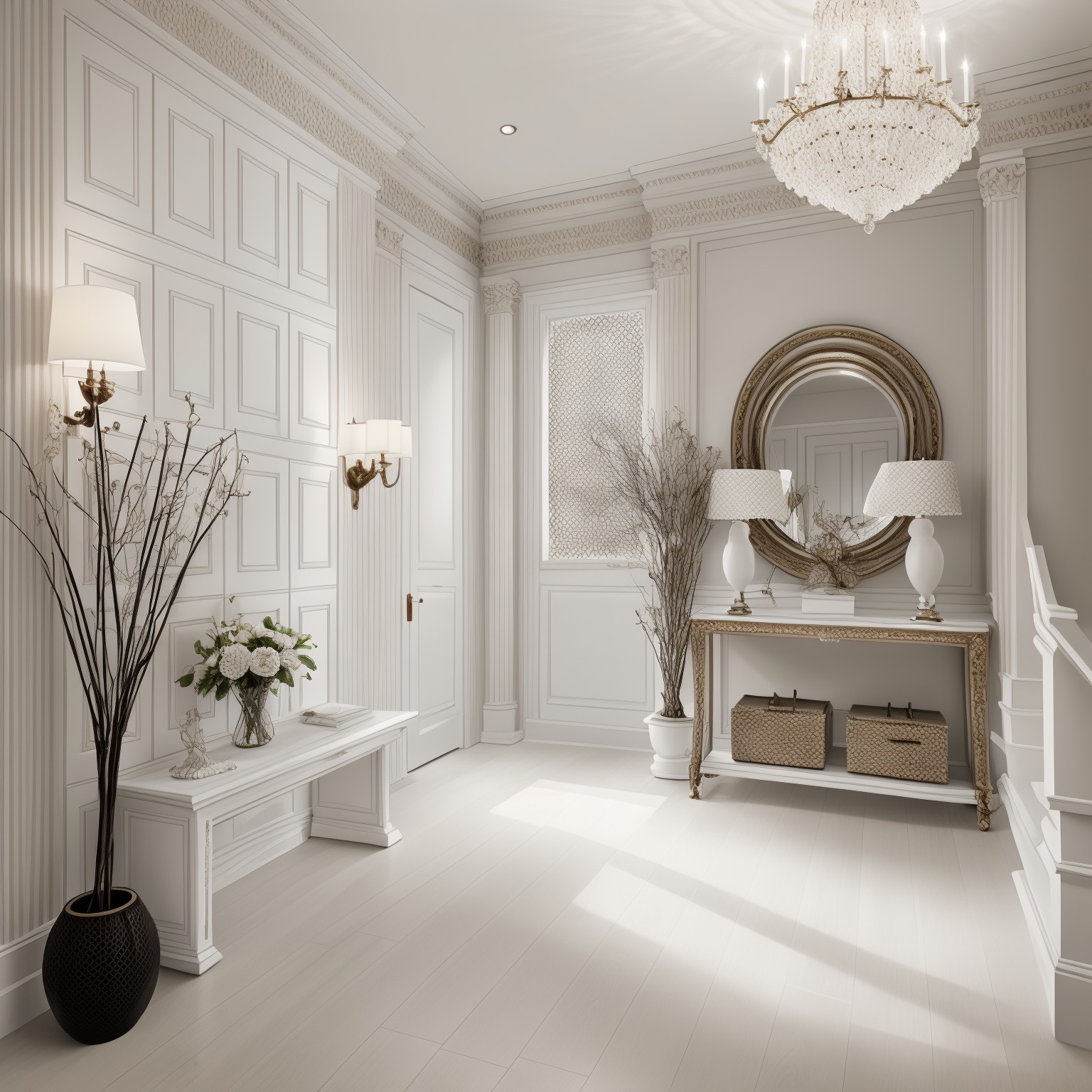 Contemporary Classic Entryway