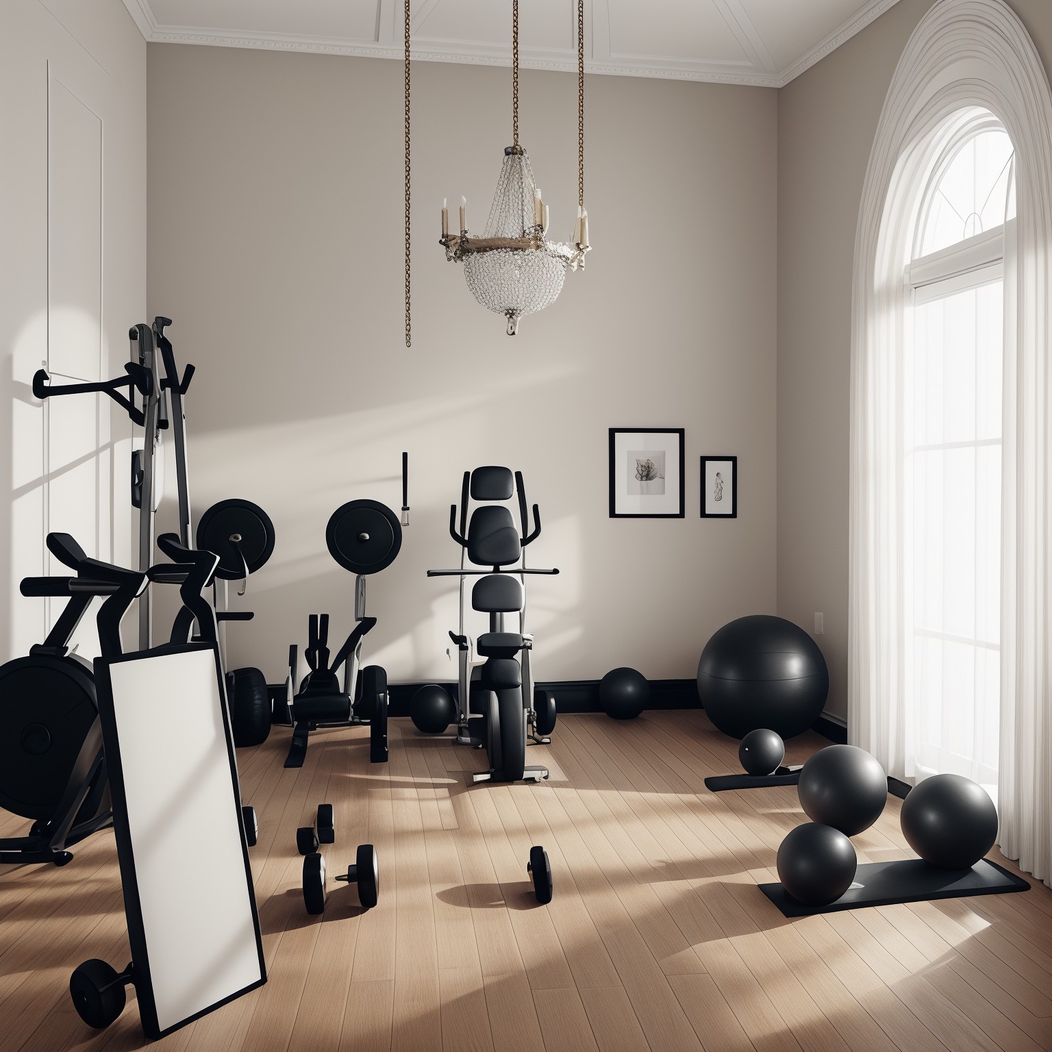 Contemporary Classic Home Gym