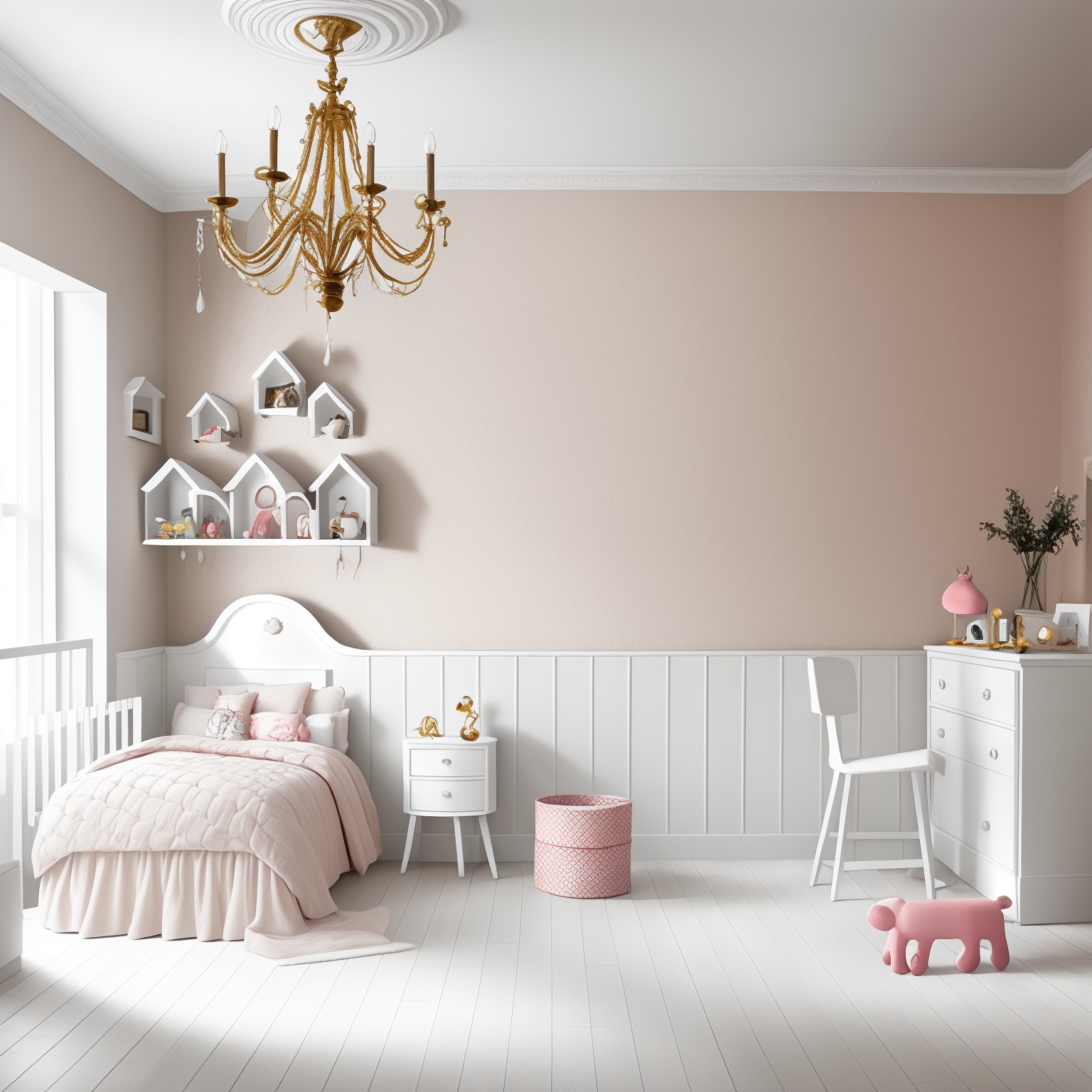 Contemporary Classic Kids Room