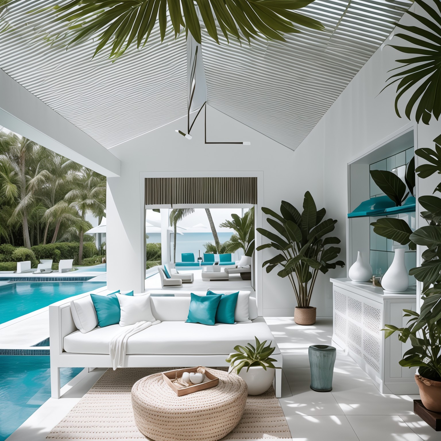 Contemporary Classic Pool House