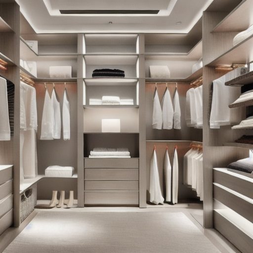 Contemporary Walk-in Closet