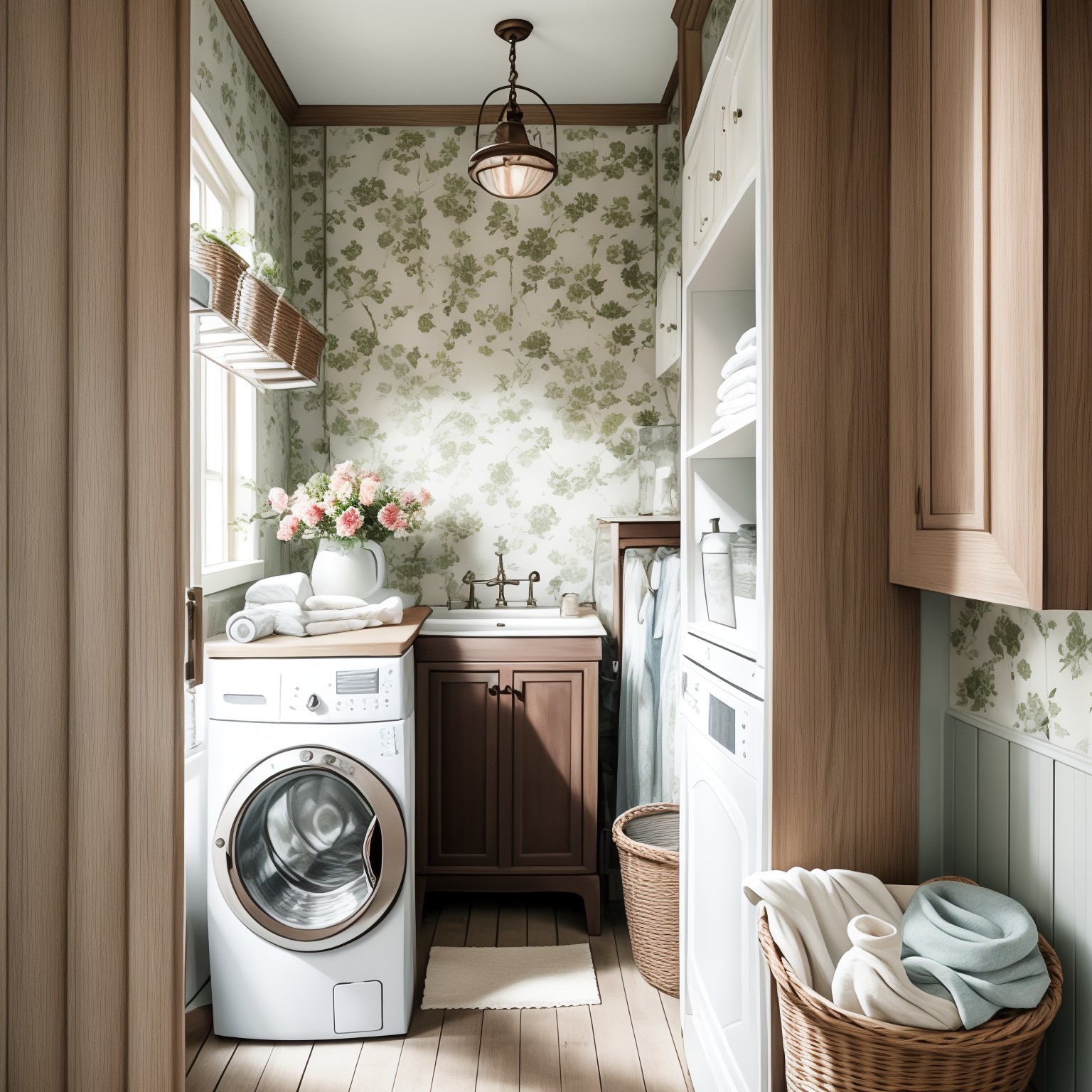 Cottagecore Laundry Room