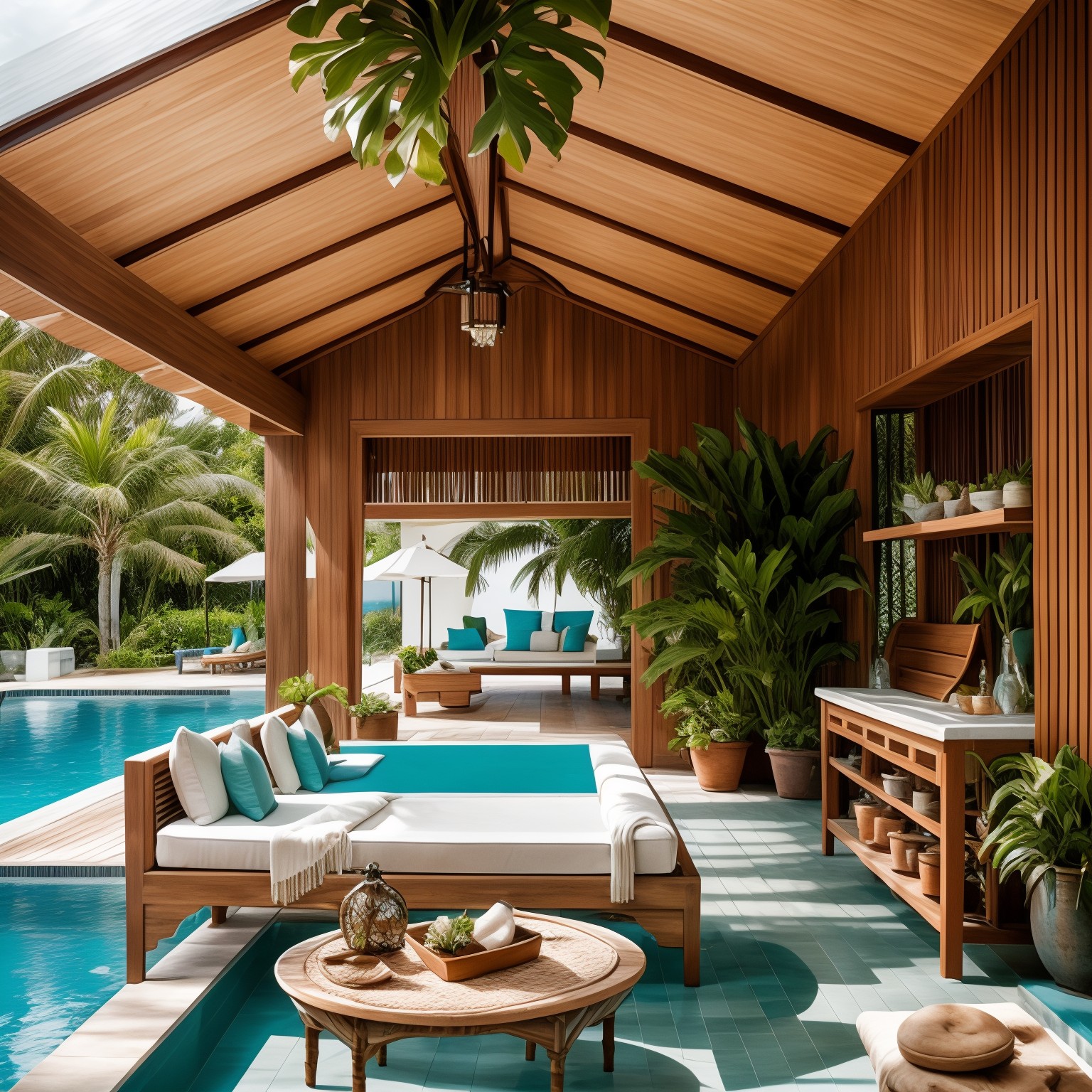 Craftsman Pool House