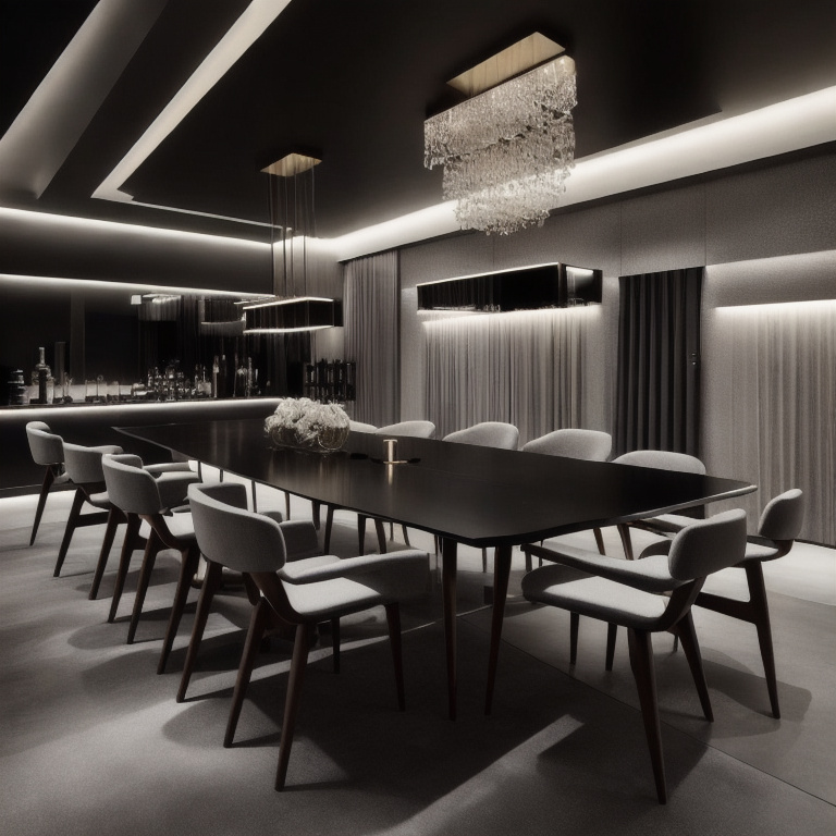 Cyberpunk Dining Room