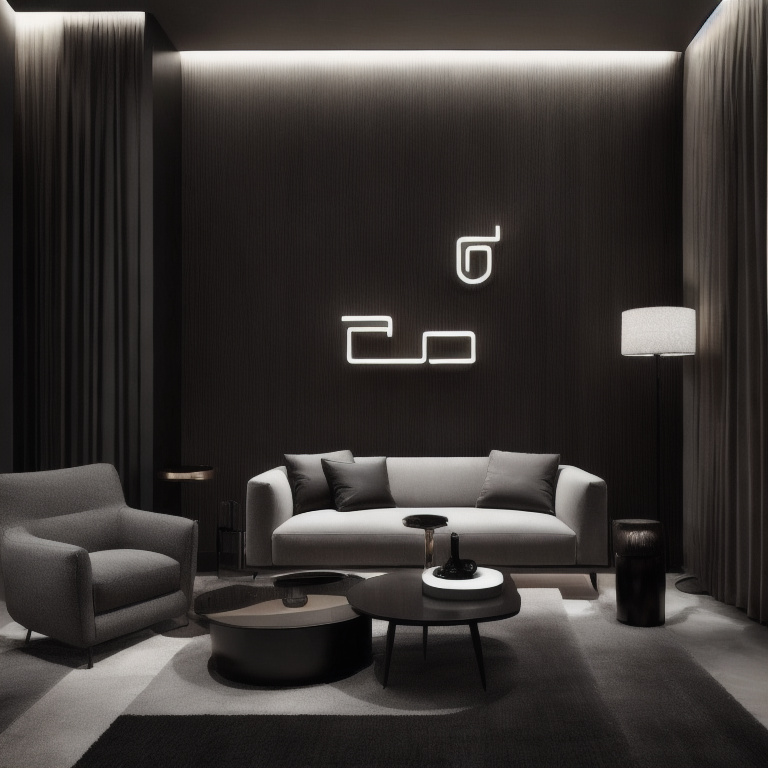 Cyberpunk Living Room