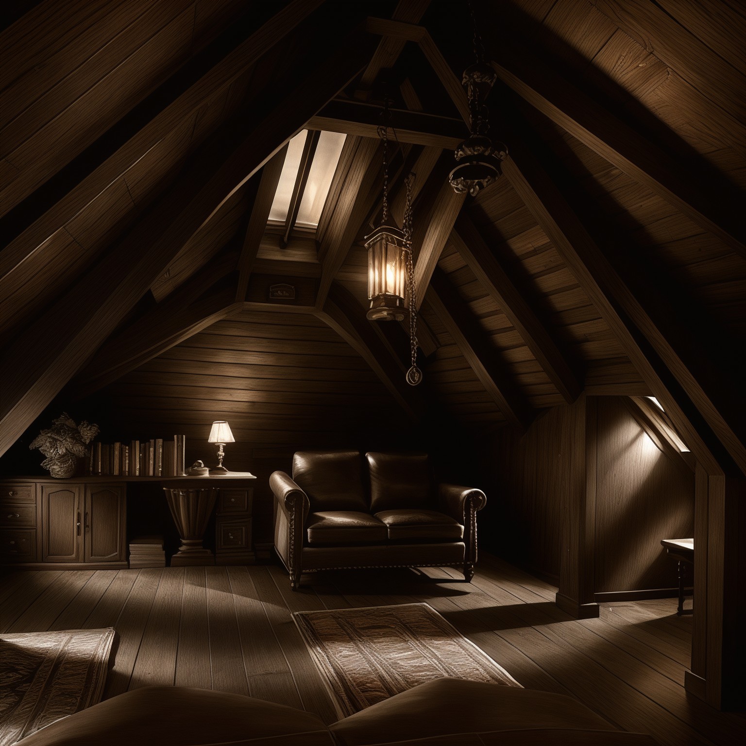 Dark Academia 屋根裏