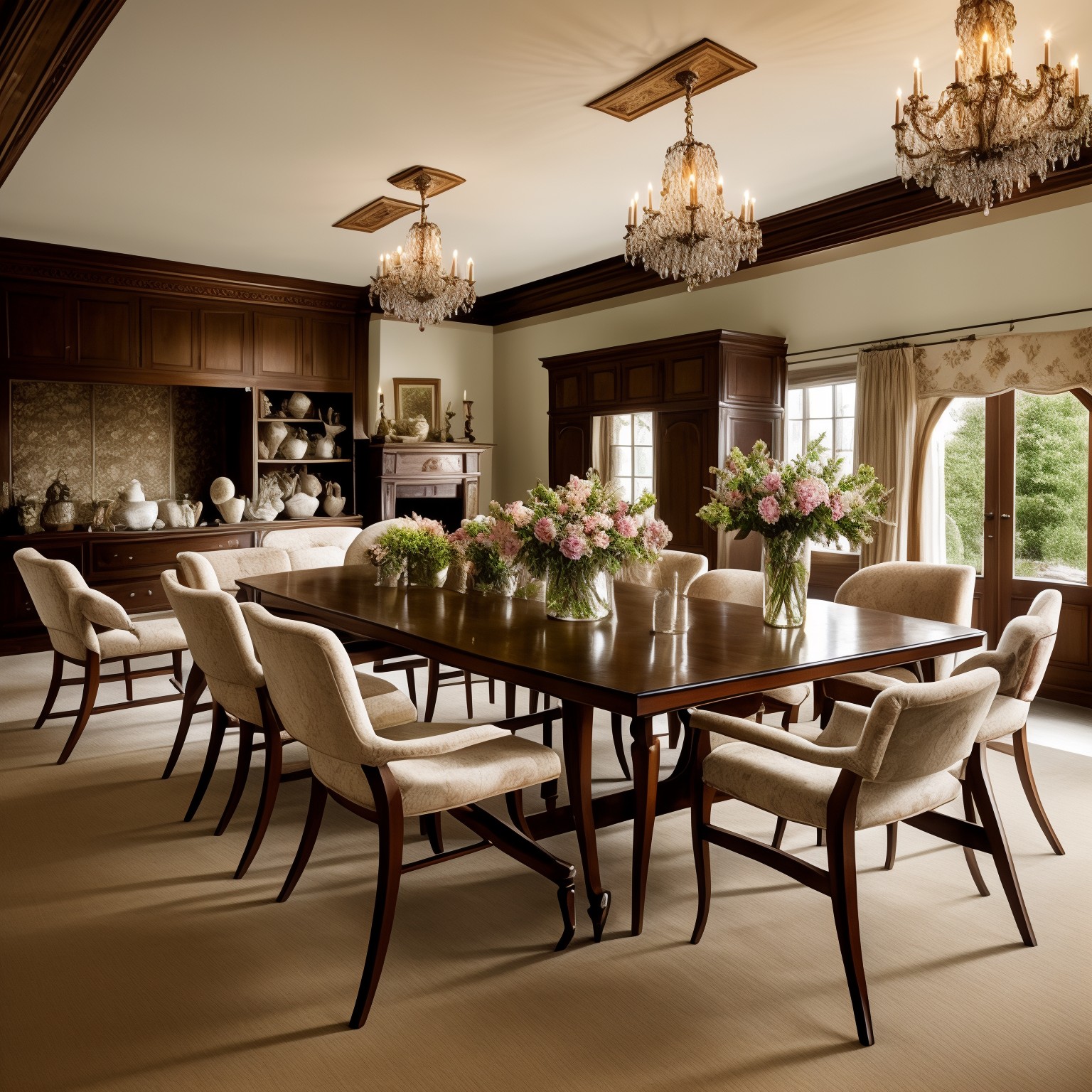 English Country Dining Room