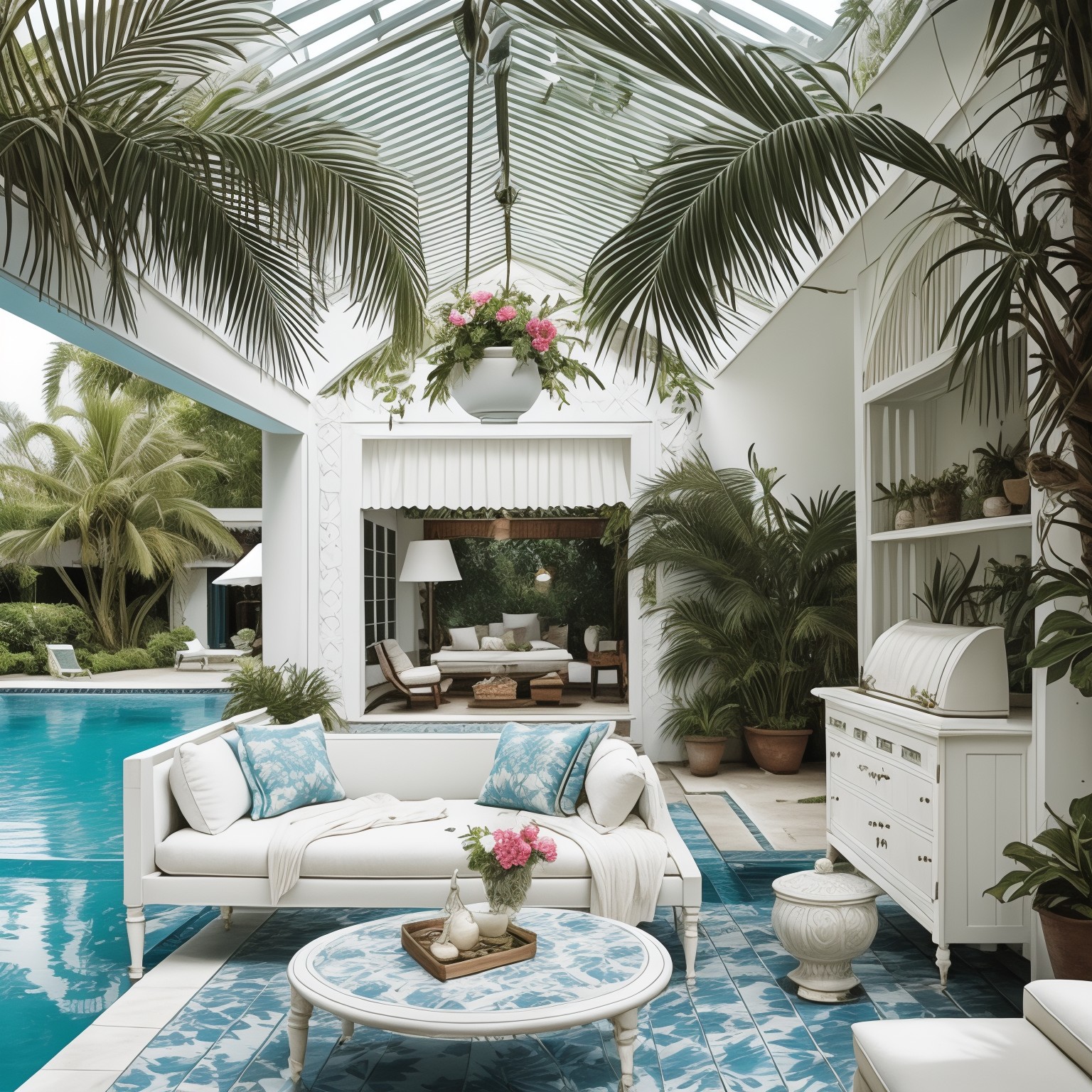 Angielski kraj Pool House