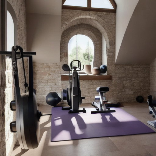French Country Home Gym