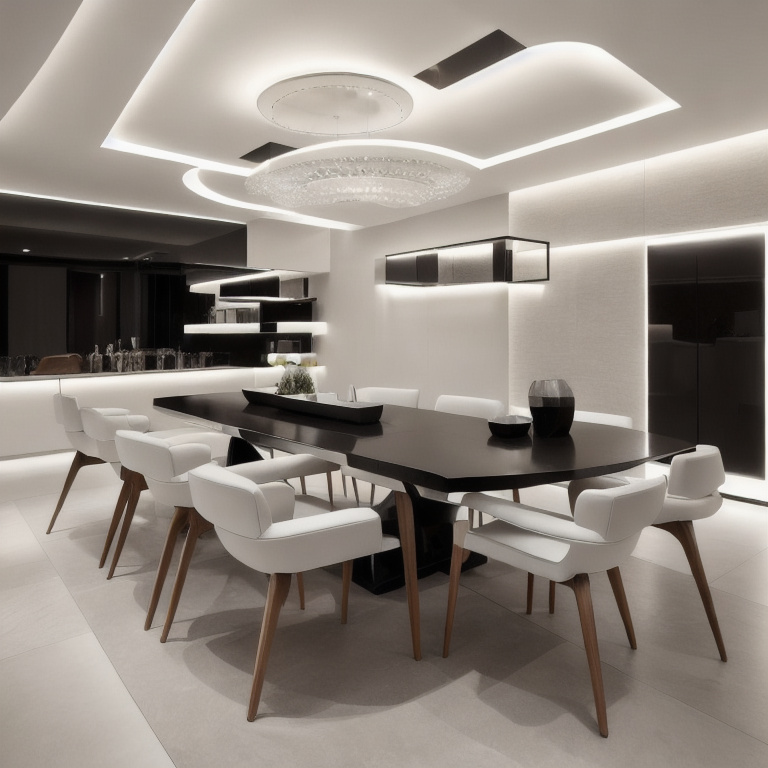 Futuristic Dining Room