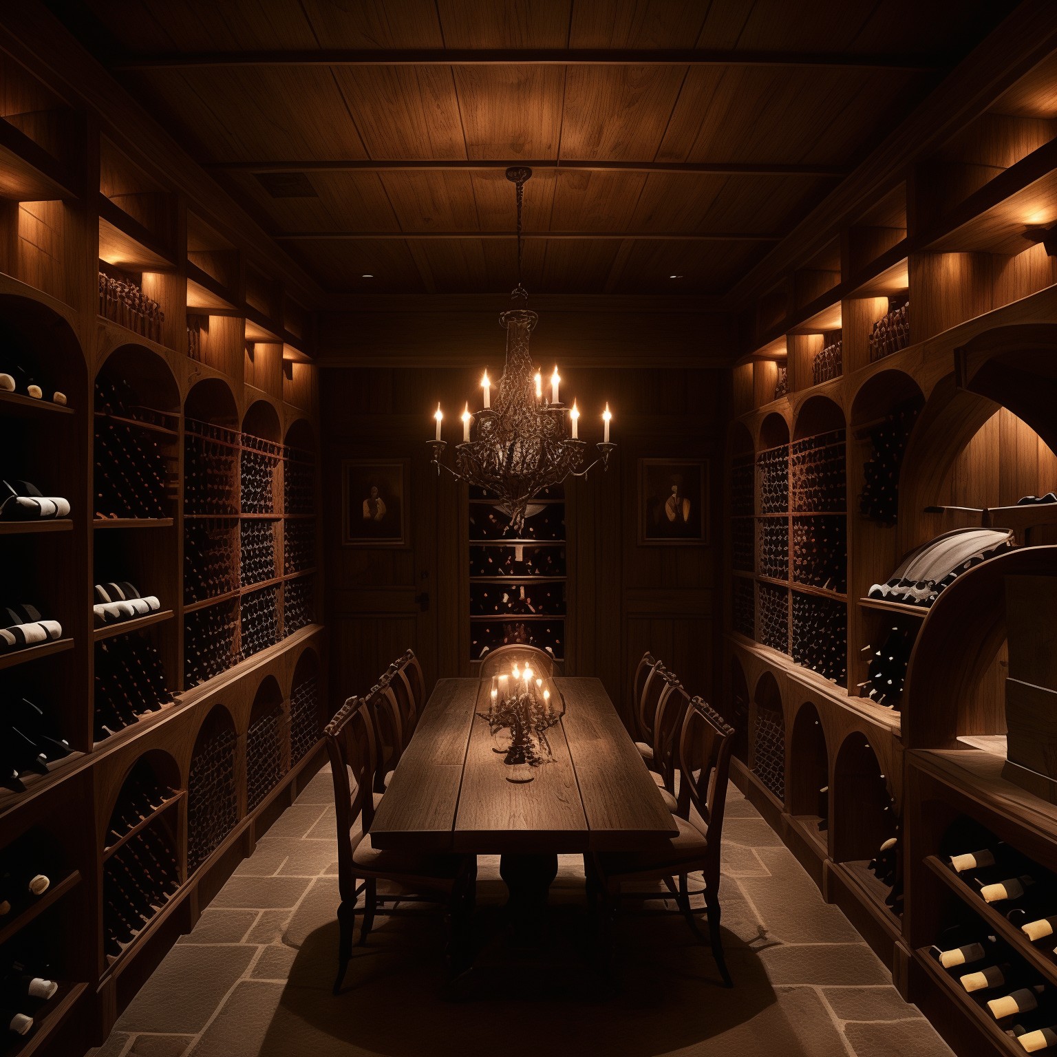 gothique Cave à vin