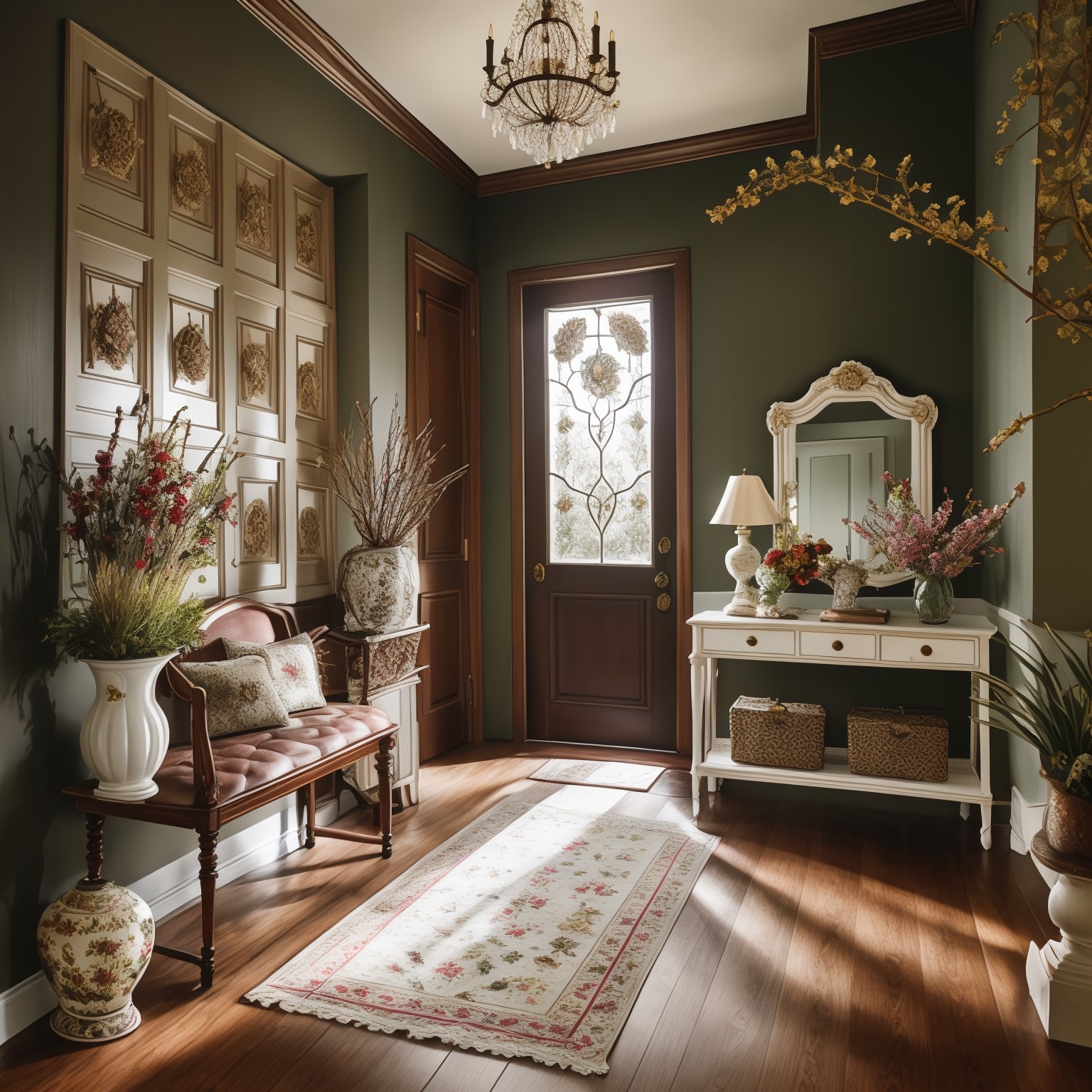 Grandmillennial Entryway