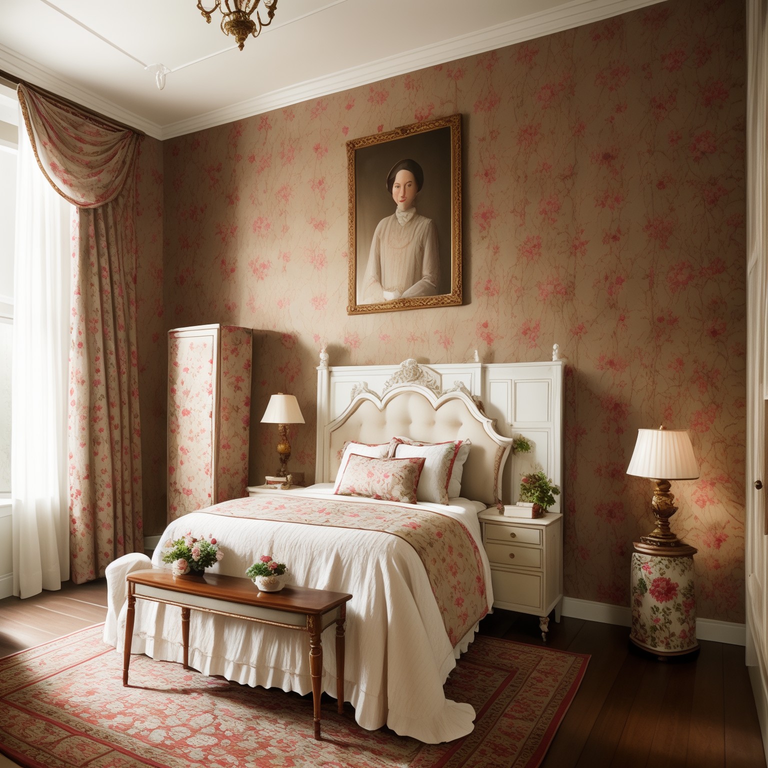 Grandmillennial Guest Room