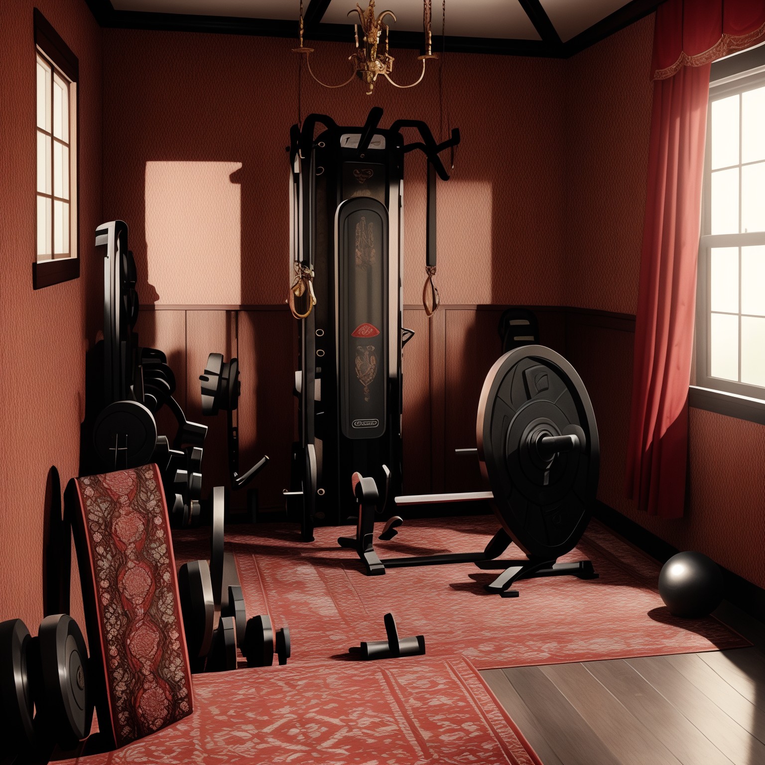 Grandmillennial Home Gym