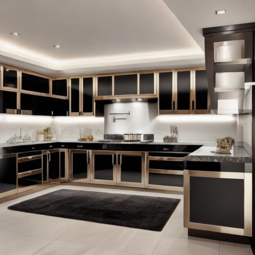 Hollywood Regency Kitchen