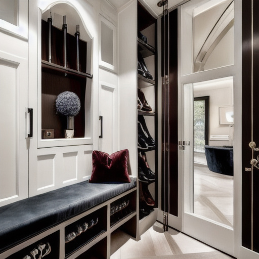 Hollywood Regency Mudroom