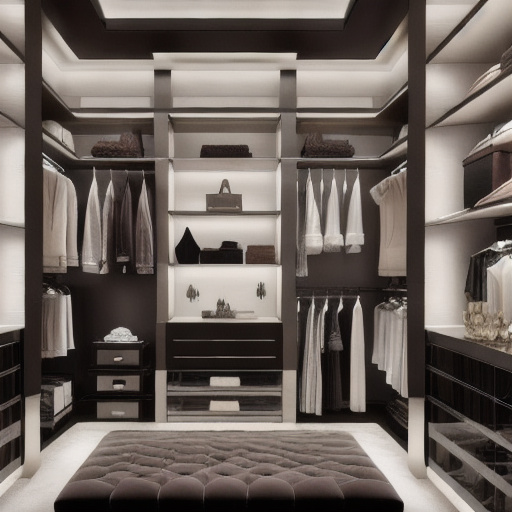 Hollywood Regency Walk-in Closet