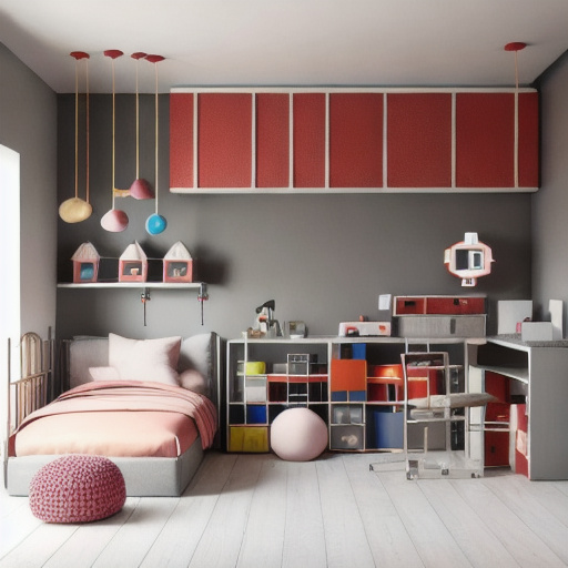Industrial Kids Room