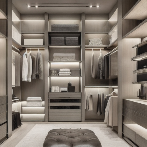 Industrial Walk-in Closet