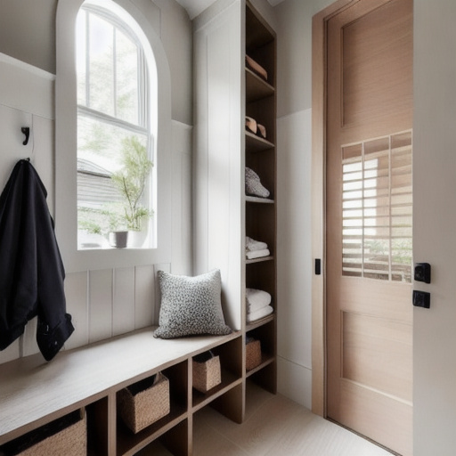 Japandi Mudroom