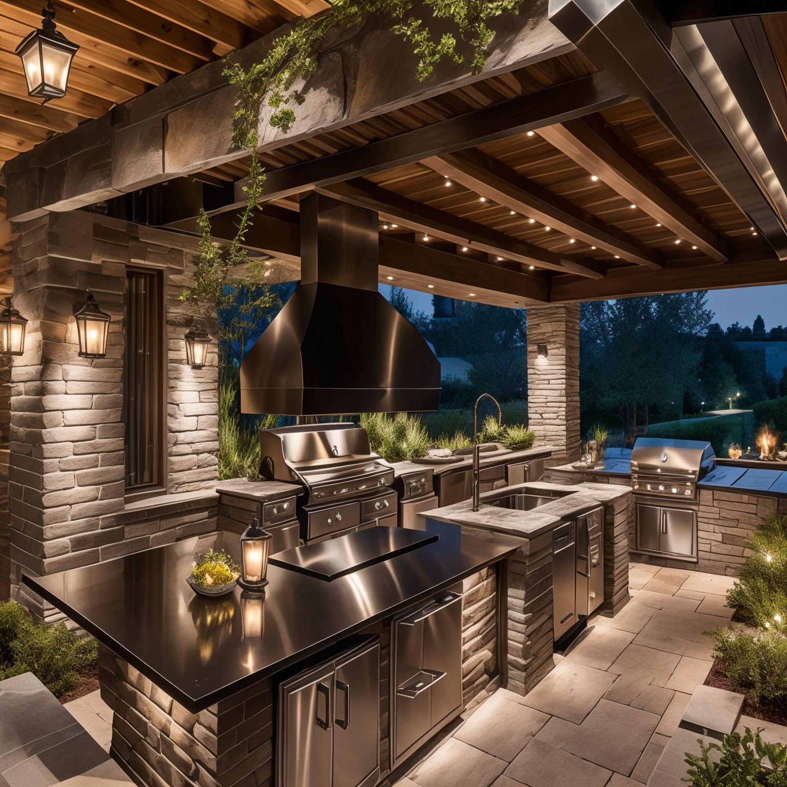 Luksus Outdoor Kitchen