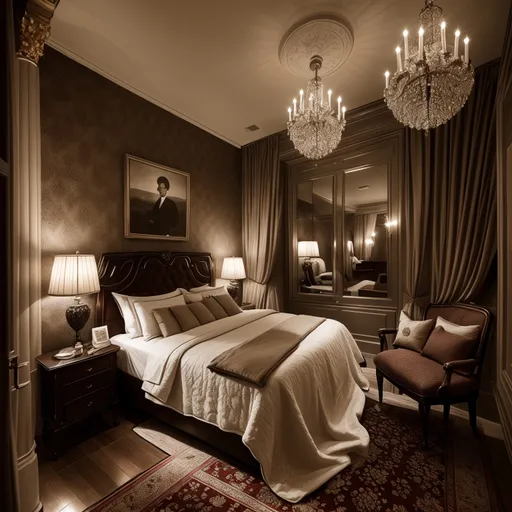 Traditional Bedroom design - AI generated interior design visualization