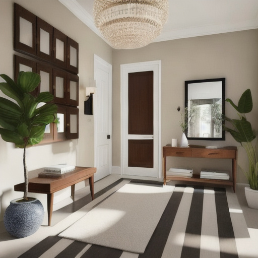 Mid-Century Modern Entryway