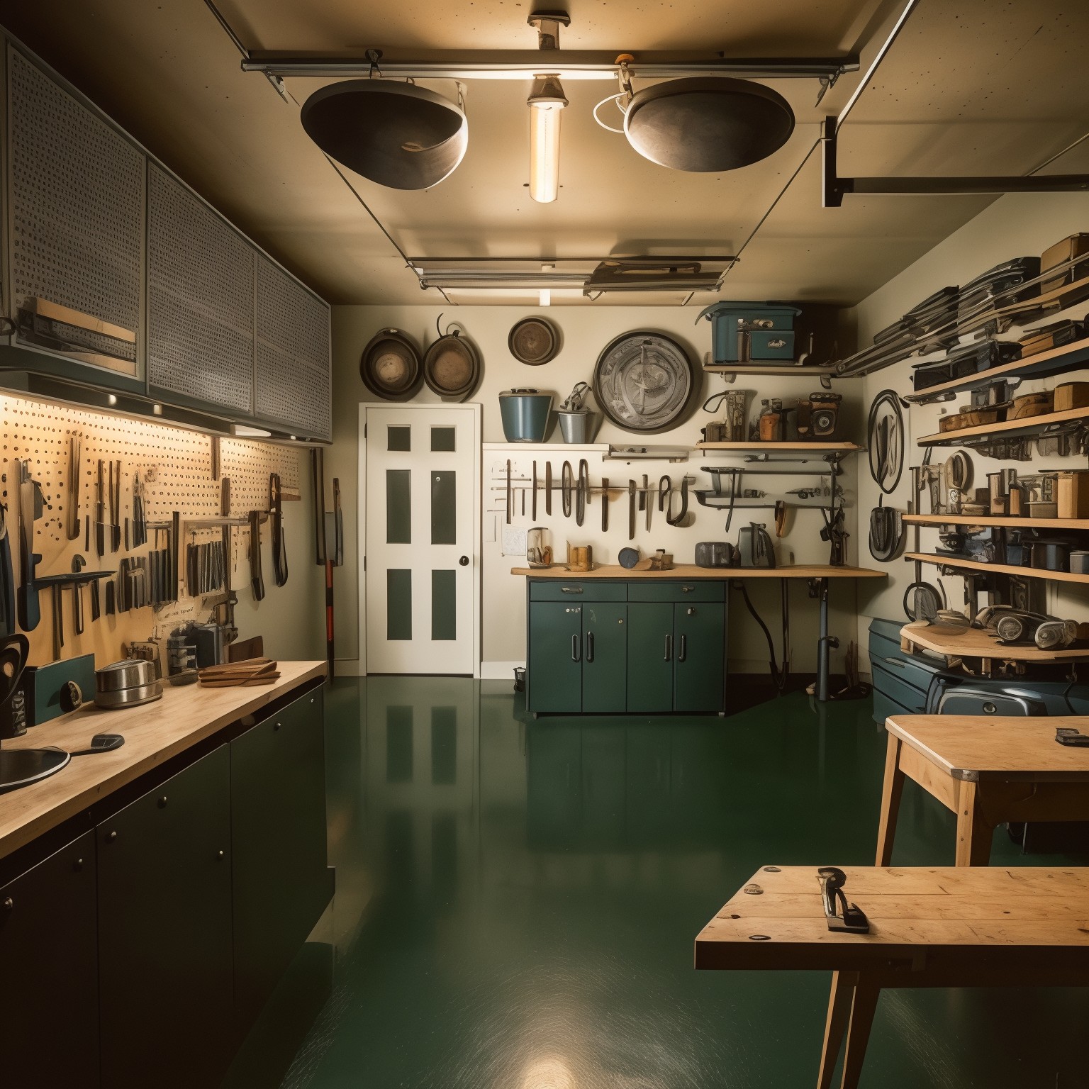 Nowoczesność połowy wieku Garaż