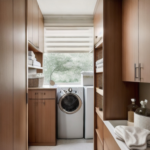 Mid-Century Modern Laundry Room