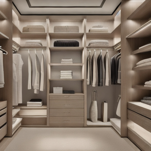 Mid-Century Modern Walk-in Closet