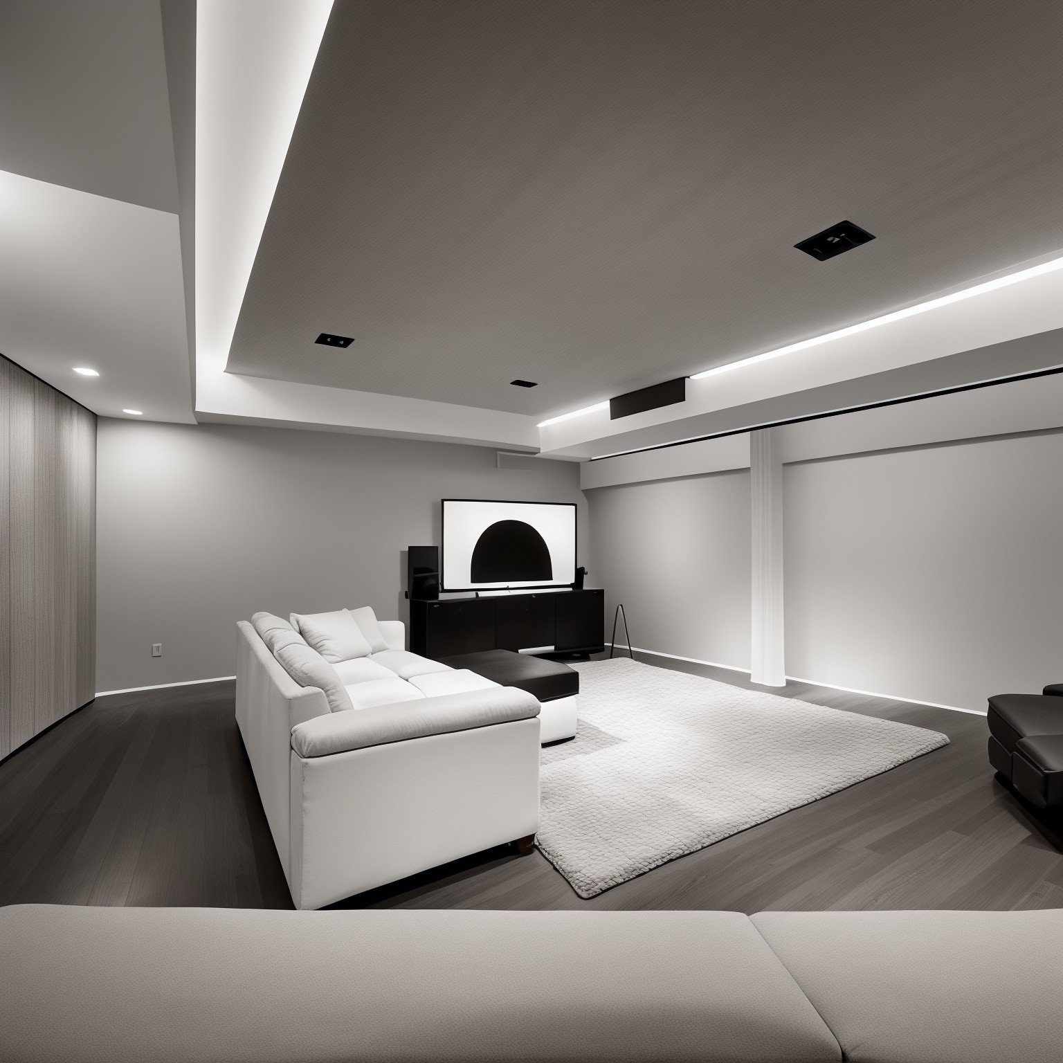 Minimalist Basement