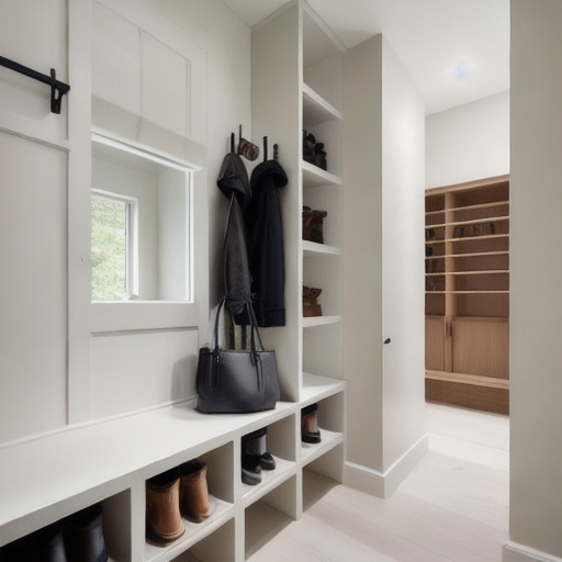 Minimalist Mudroom