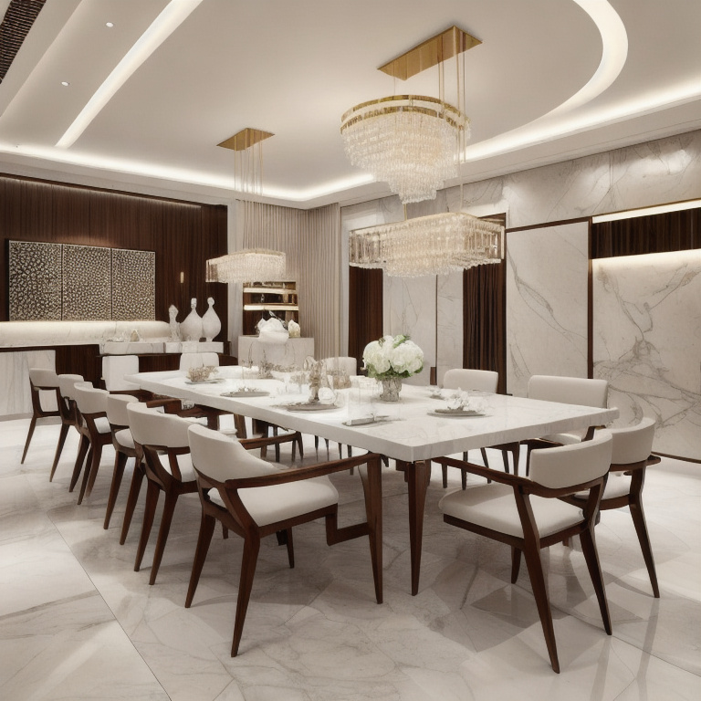 Neo-Classical Dining Room