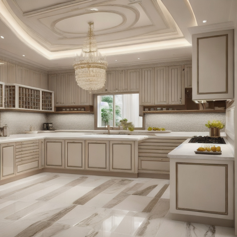 Neo-Classical Kitchen