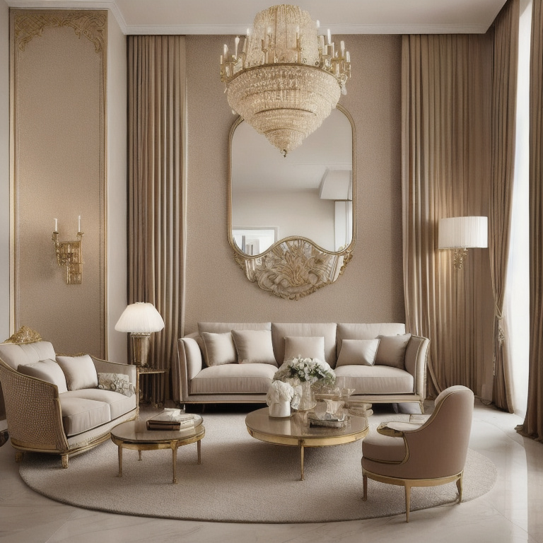 Neo-Classical Living Room
