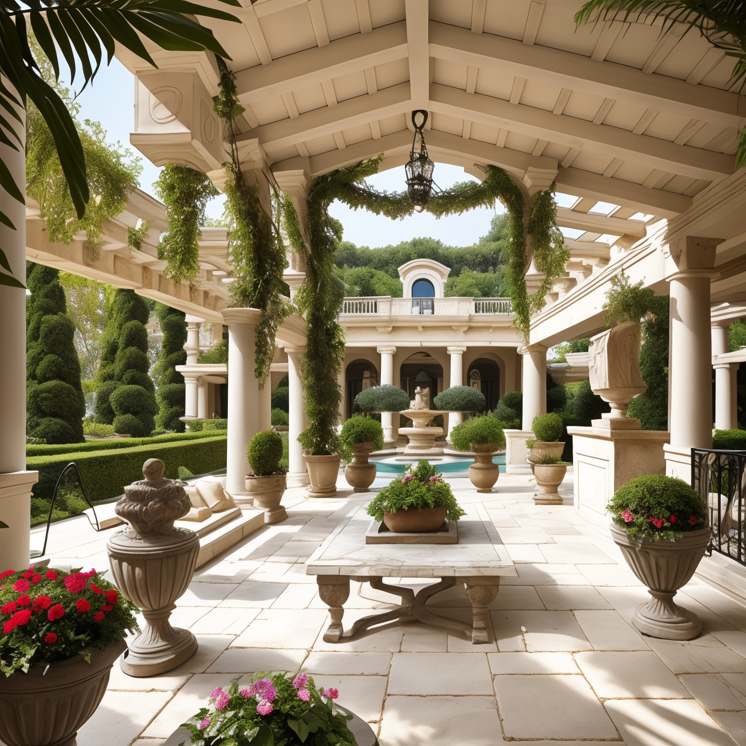 Neoklasycystyczny Patio